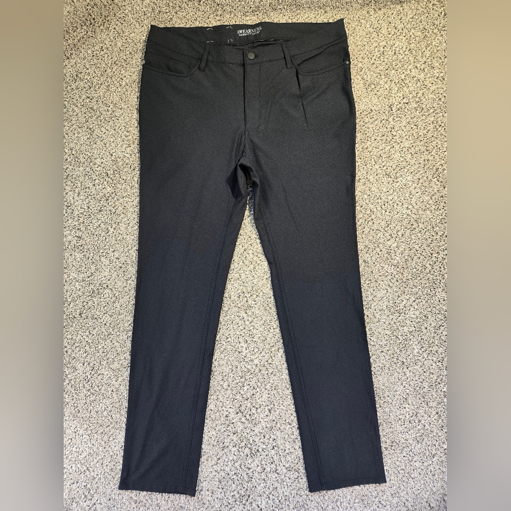 Kenneth Cole Awearness 34w X 32L Dark Gray Pants Mens NWT